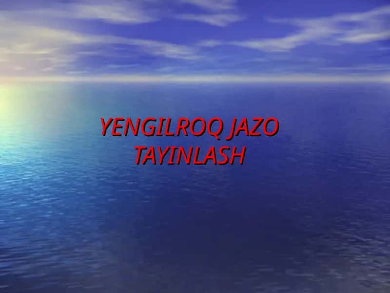 Jinoiy jazolar tizimi 1
