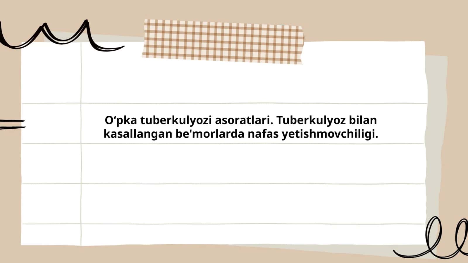 Oʻpka Tuberkulyozi Asoratlari 1