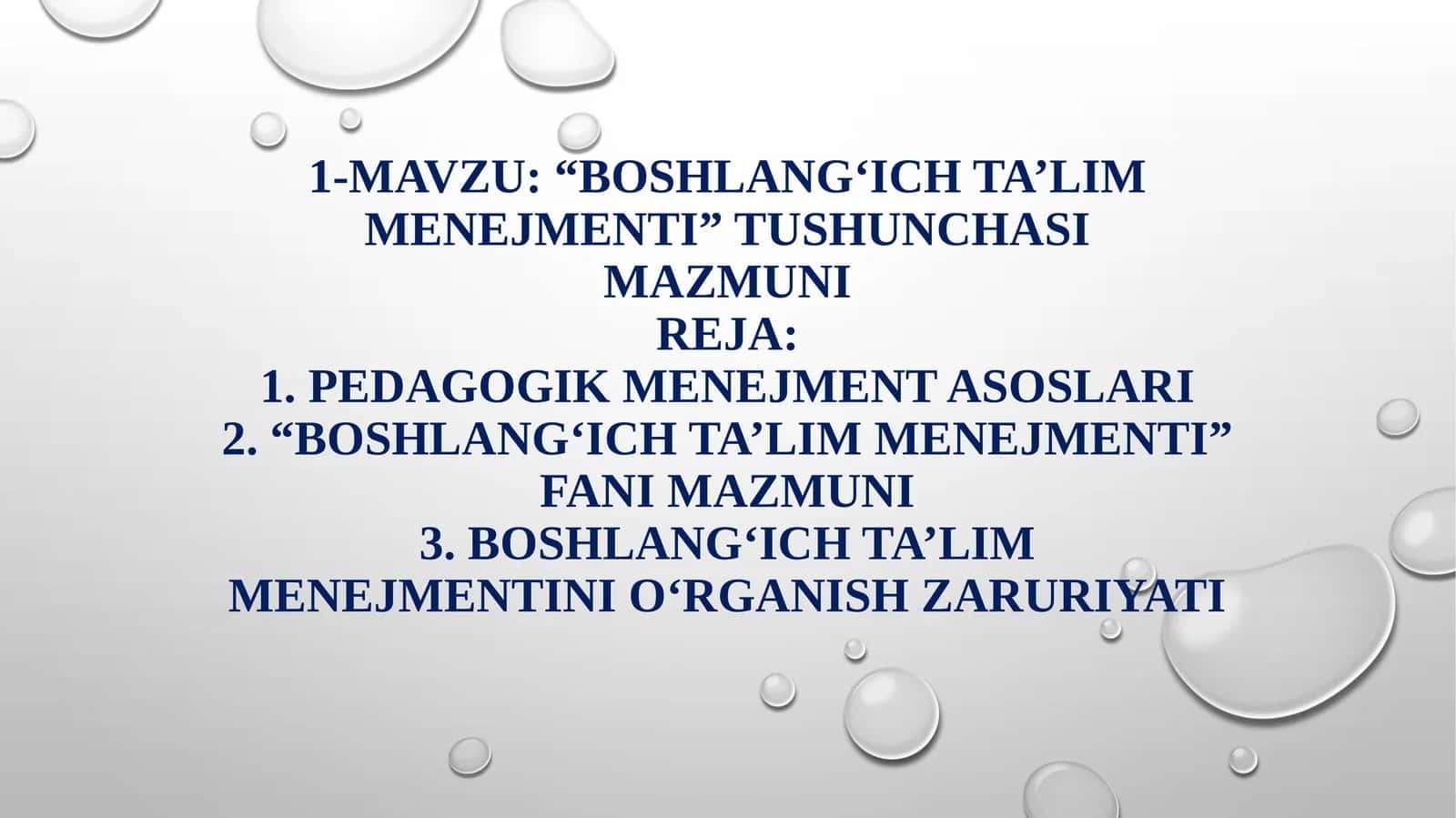 “Boshlang‘ichta’lim menejmenti” 1
