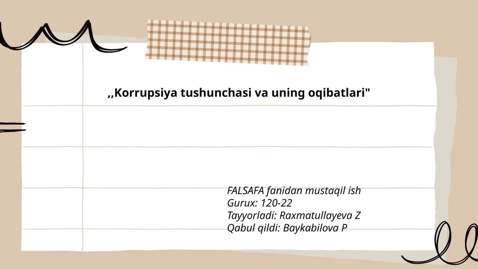 Korrupsiya tushunchasi va uning oqibatlari 1