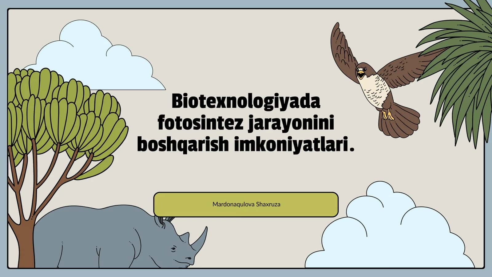 Biotexnologiyada Fotosintez Jarayonini Boshqarish Imkoniyatlari 1