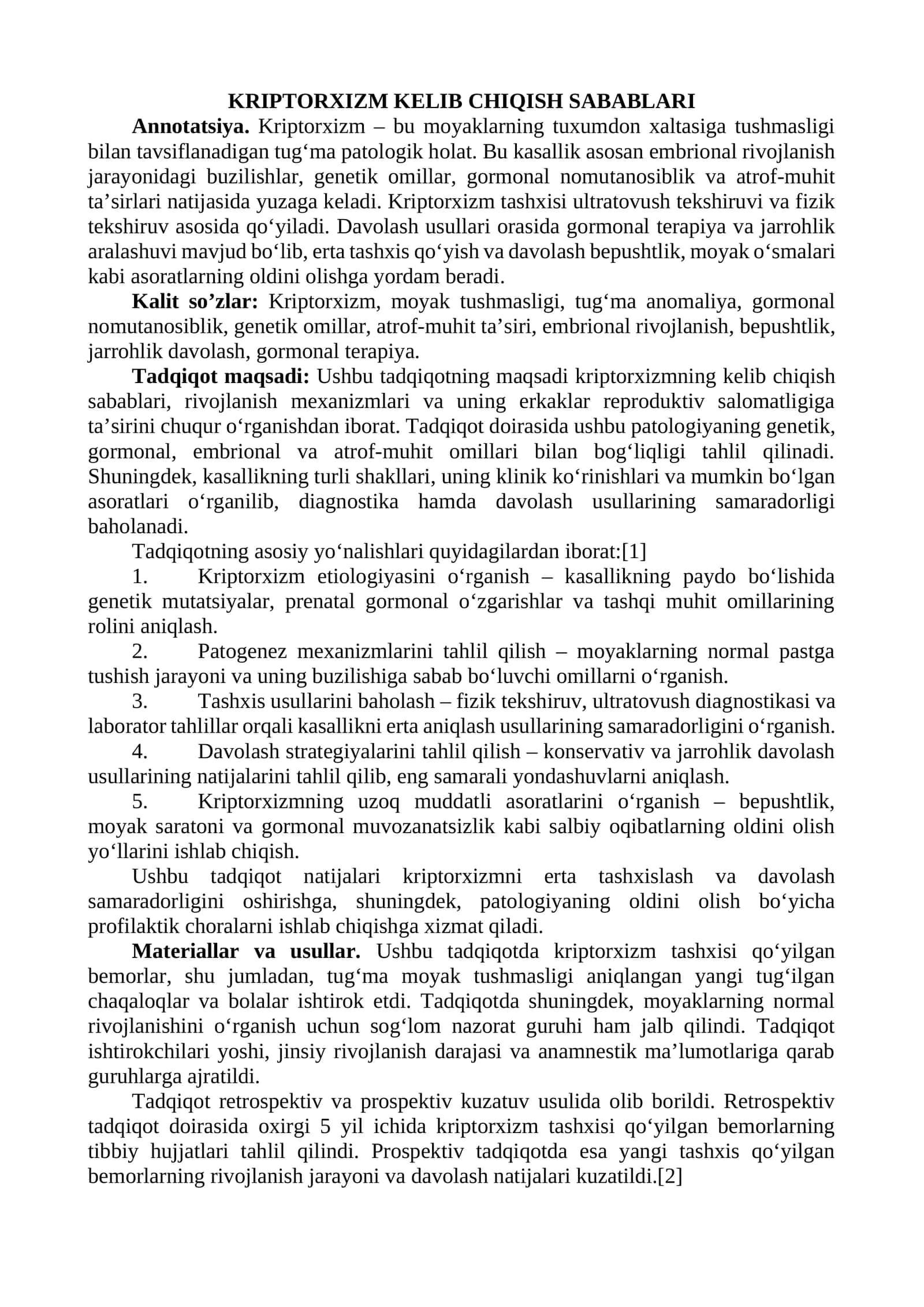 KRIPTORXIZM KELIB CHIQISH SABABLARI 1