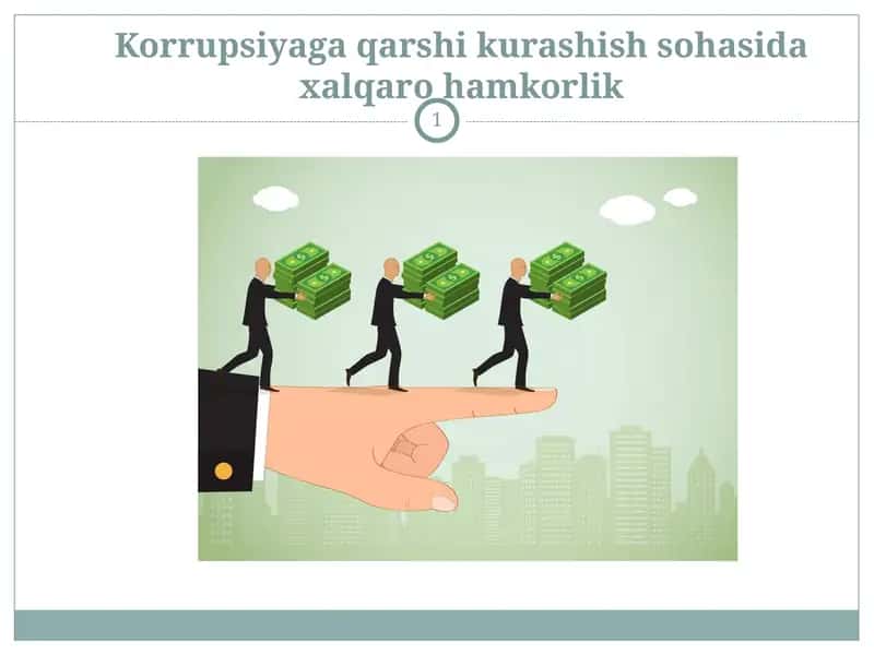Korrupsiyaga qarshi kurashish sohasida xalqaro hamkorlik 1