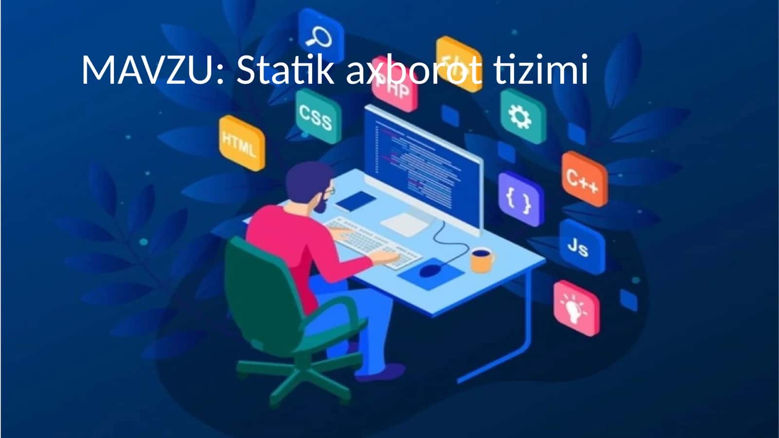Statik axborot tizimi 1