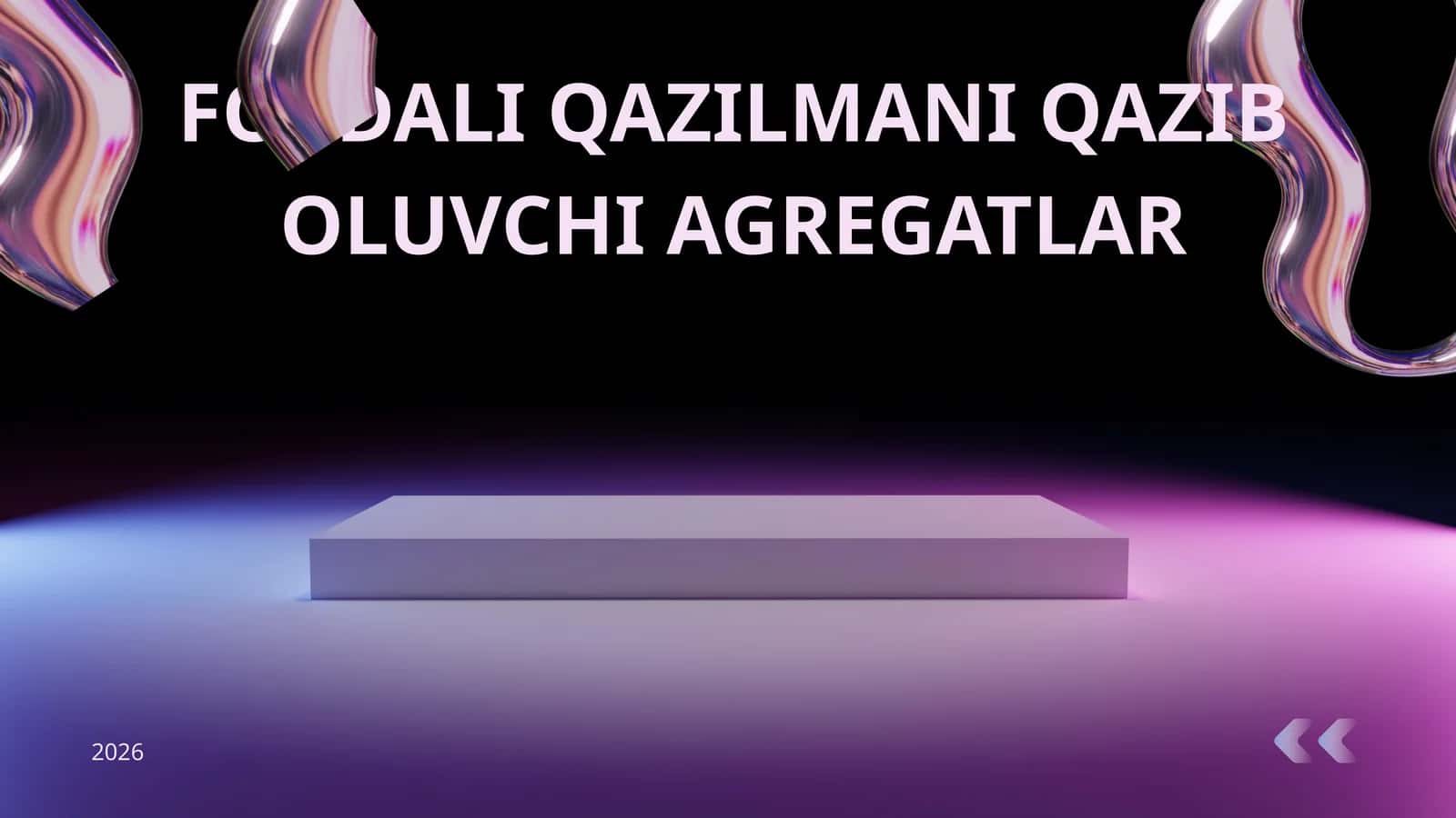 FOYDALI QAZILMANI QAZIB OLUVCHI AGREGATLAR 1