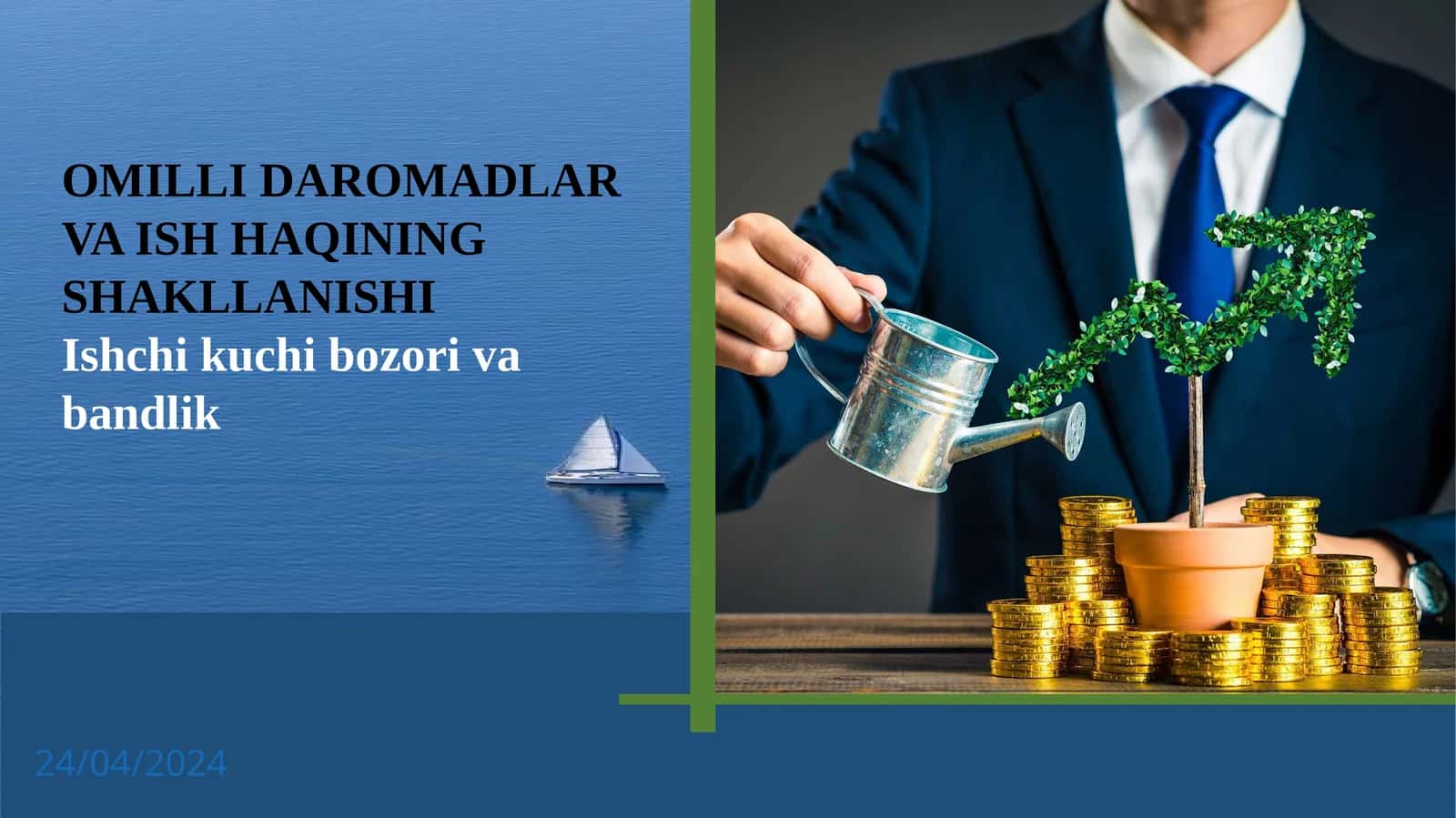 OMILLI DAROMADLAR VA ISH HAQINING SHAKLLANISHI 1