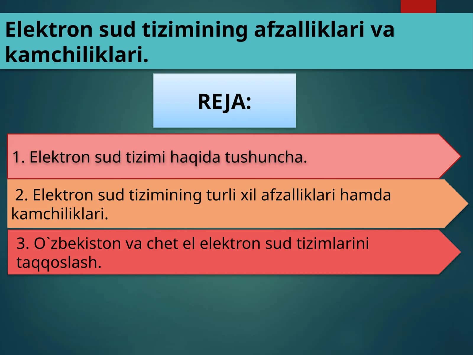 Elektron sud tizimi haqida tushuncha 1