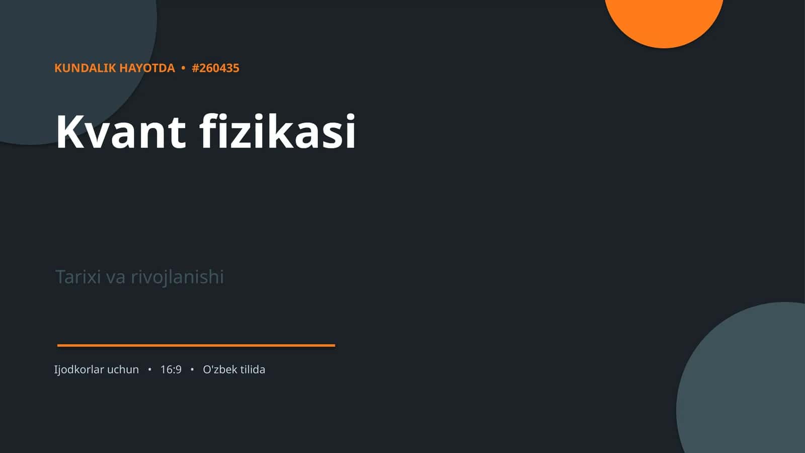 Kvant fizikasi 1