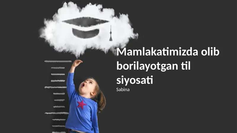 Mamlakatimizda olib borilayotgan til siyosati 1