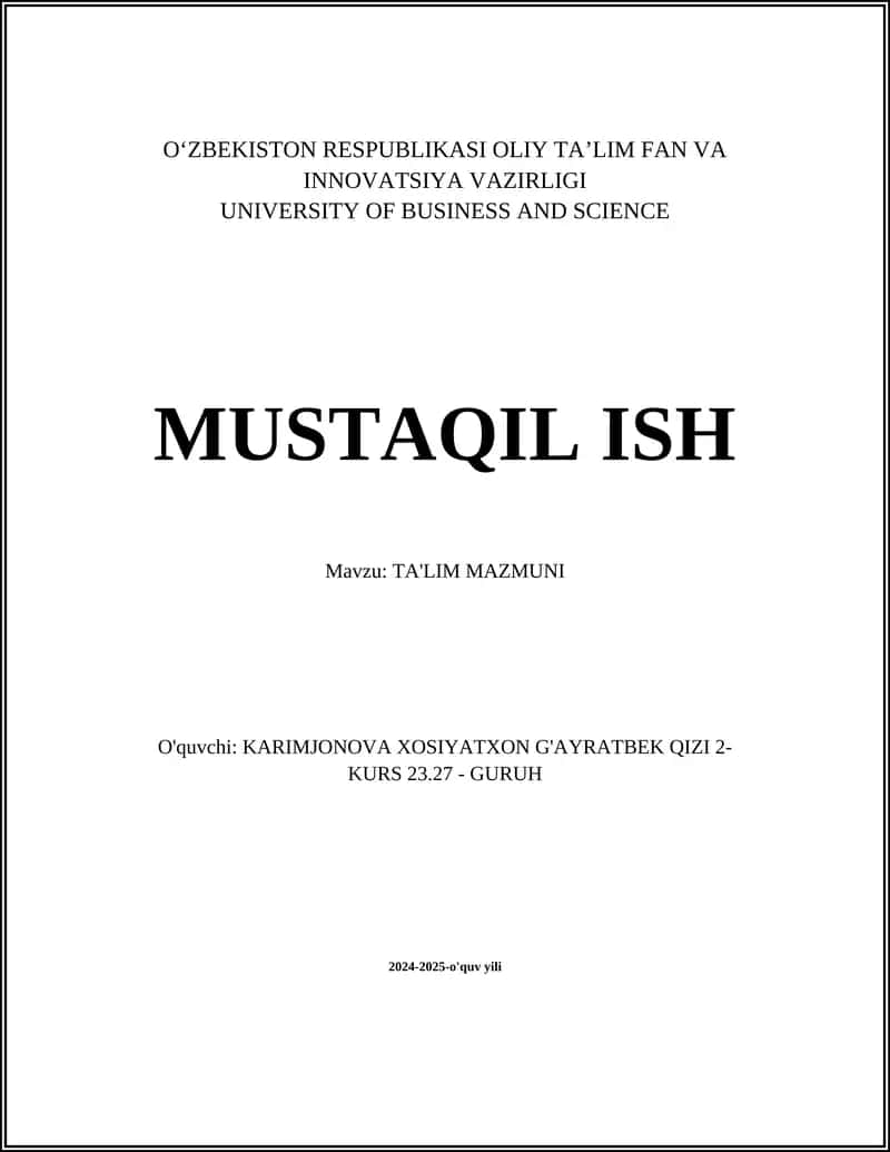 Ta'lim jarayonining innovatsion usullari 1
