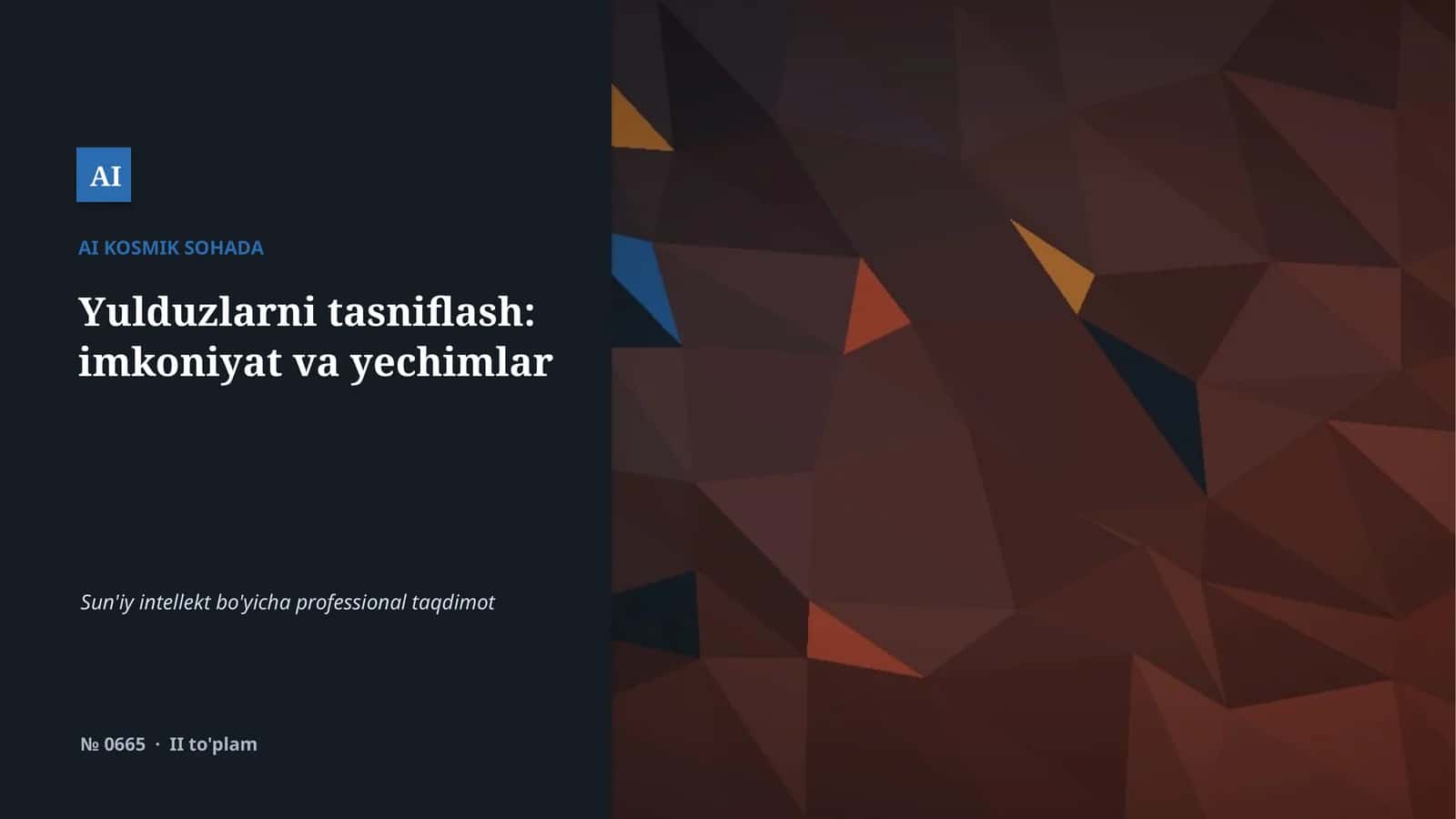 AI KOSMIK SOHADA 1