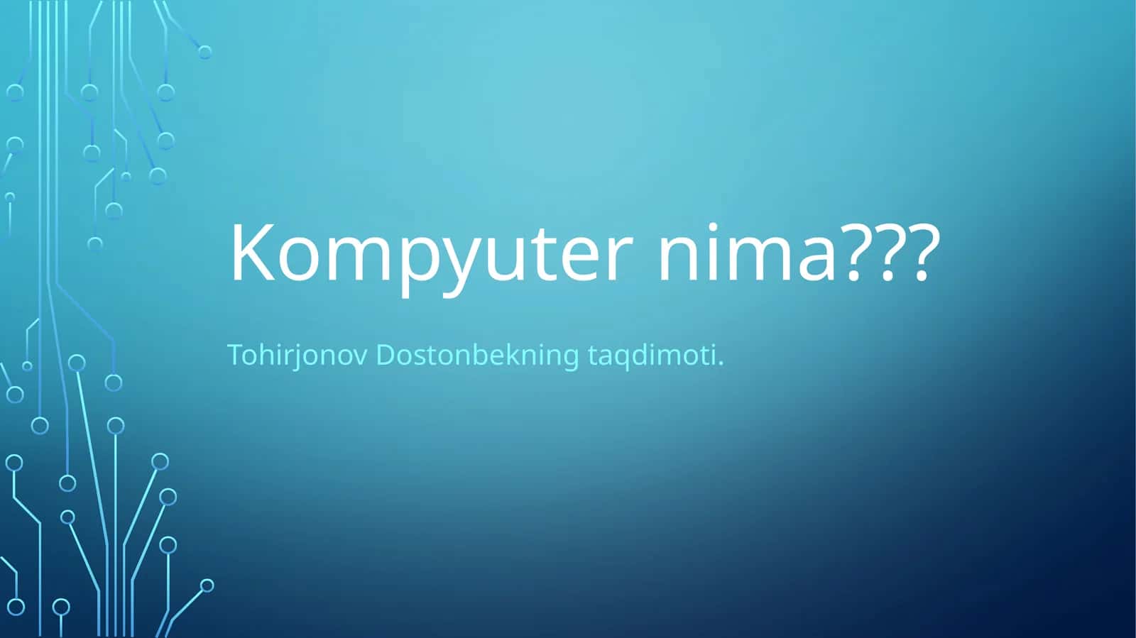 Kompyuternima 1