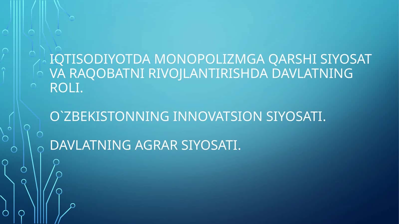 Монополиягақаршисиёсат 1