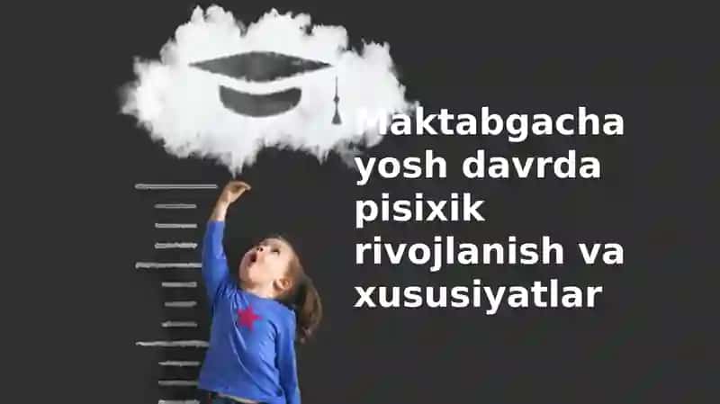 Maktabgacha yoshdagi psixologik rivojlanish