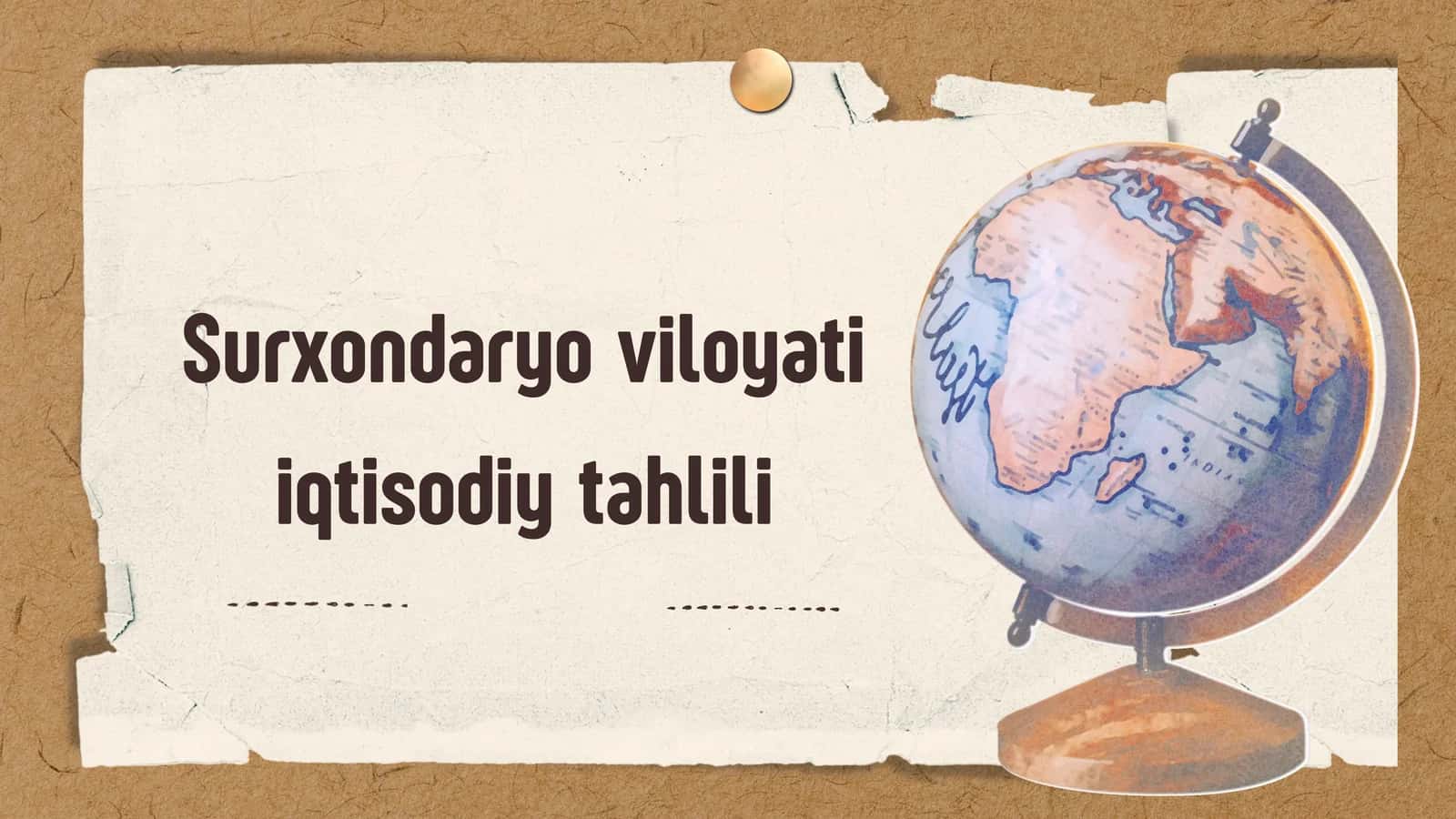 Surxondaryo viloyati iqtisodiy tahlili 1