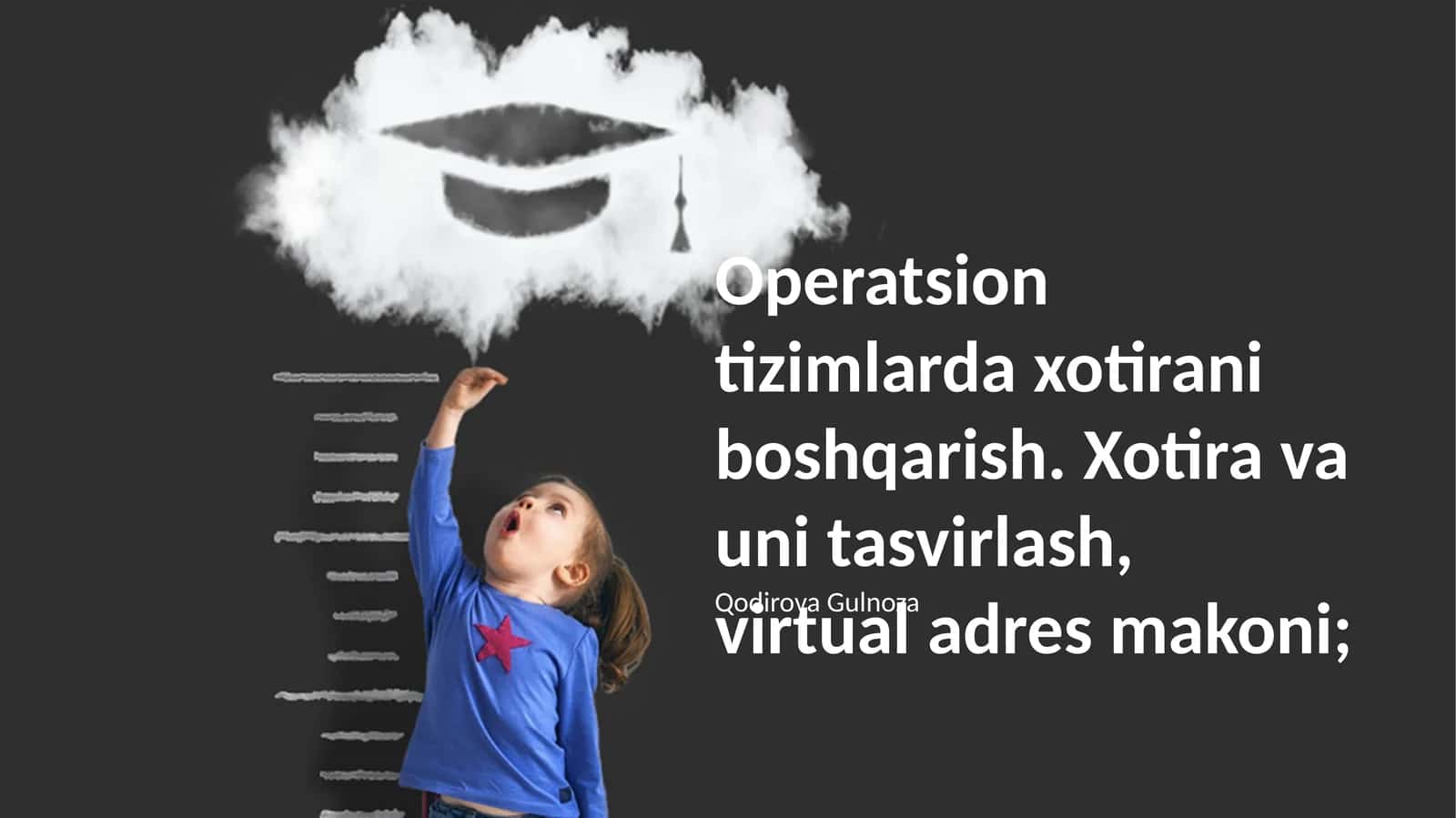Operatsion tizimlarda xotirani boshqarish 1