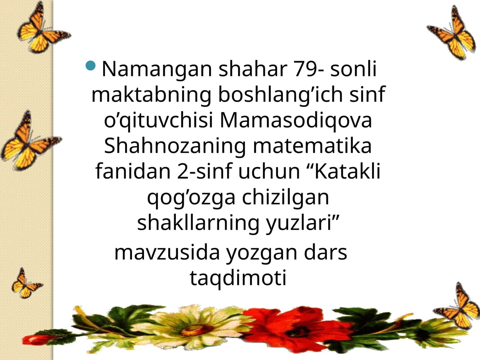 Katakli qog’ozga chizilgan shakllarning yuzlari 1
