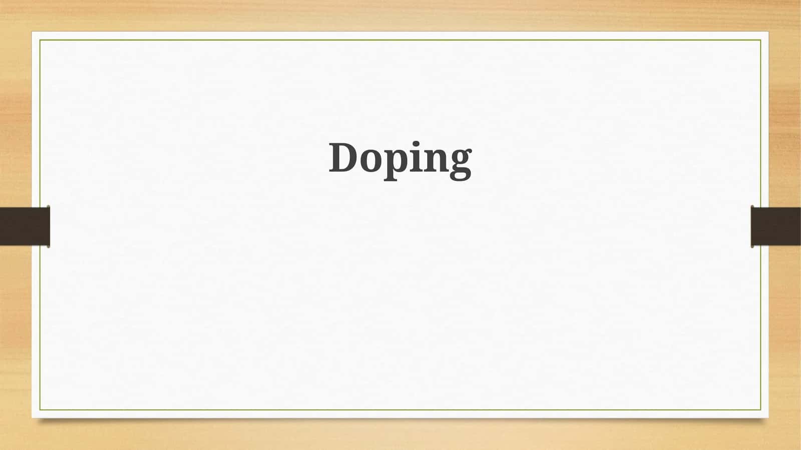 Doping 1