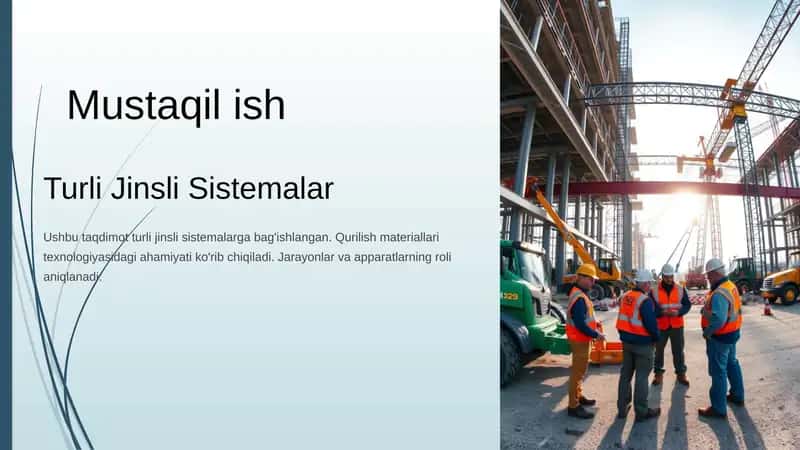Turli Jinsli Sistemalar 1