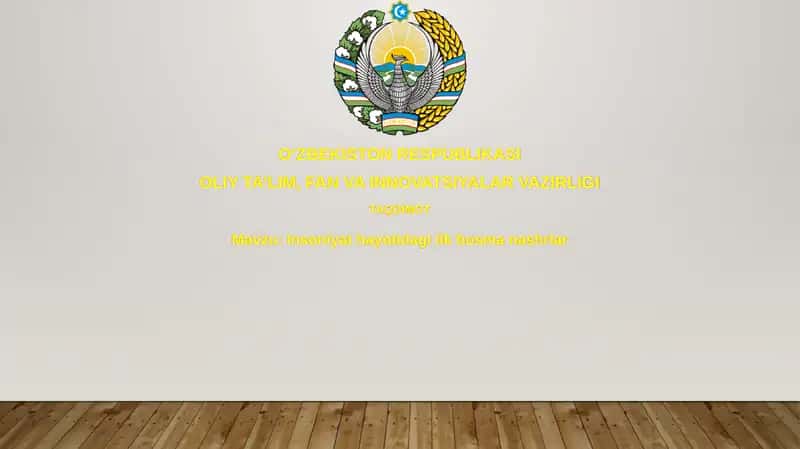 Insoniyat hayotidagi ilk bosma nashrlar 1