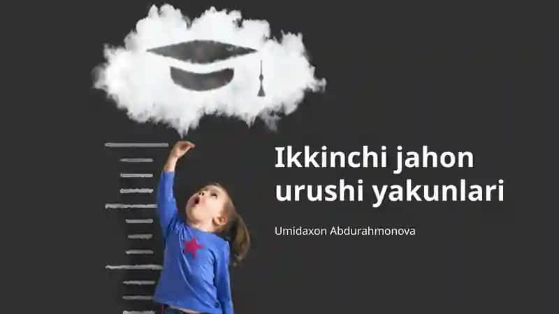 Ikkinchi jahon urushi yakunlari