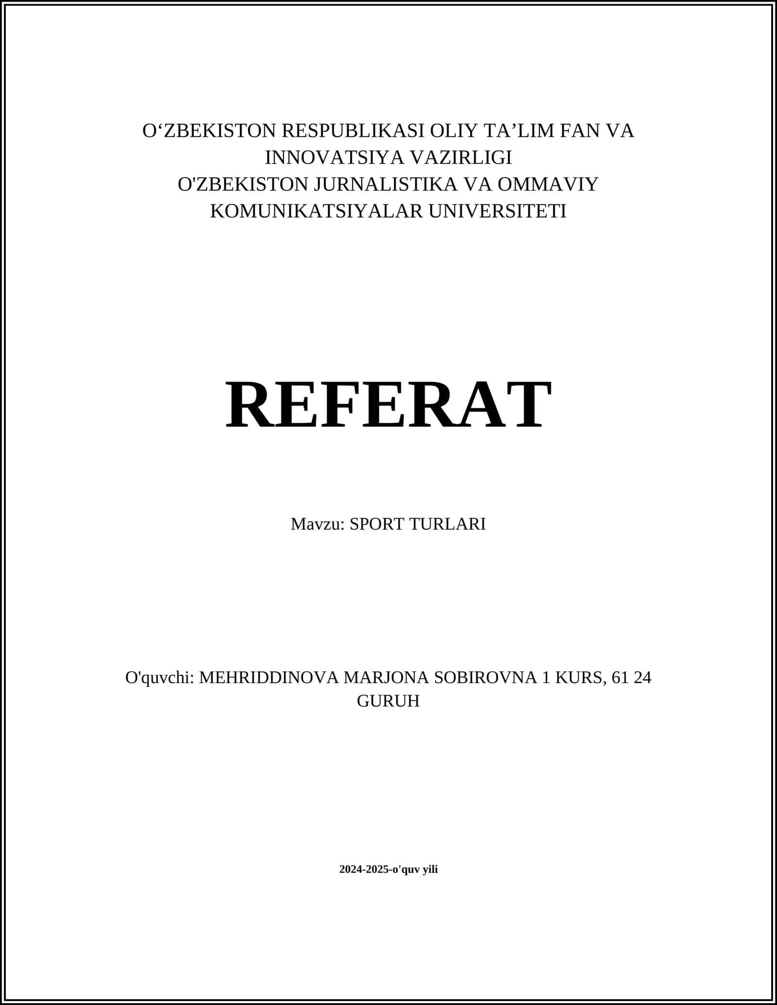 SPORT TURLARI 1
