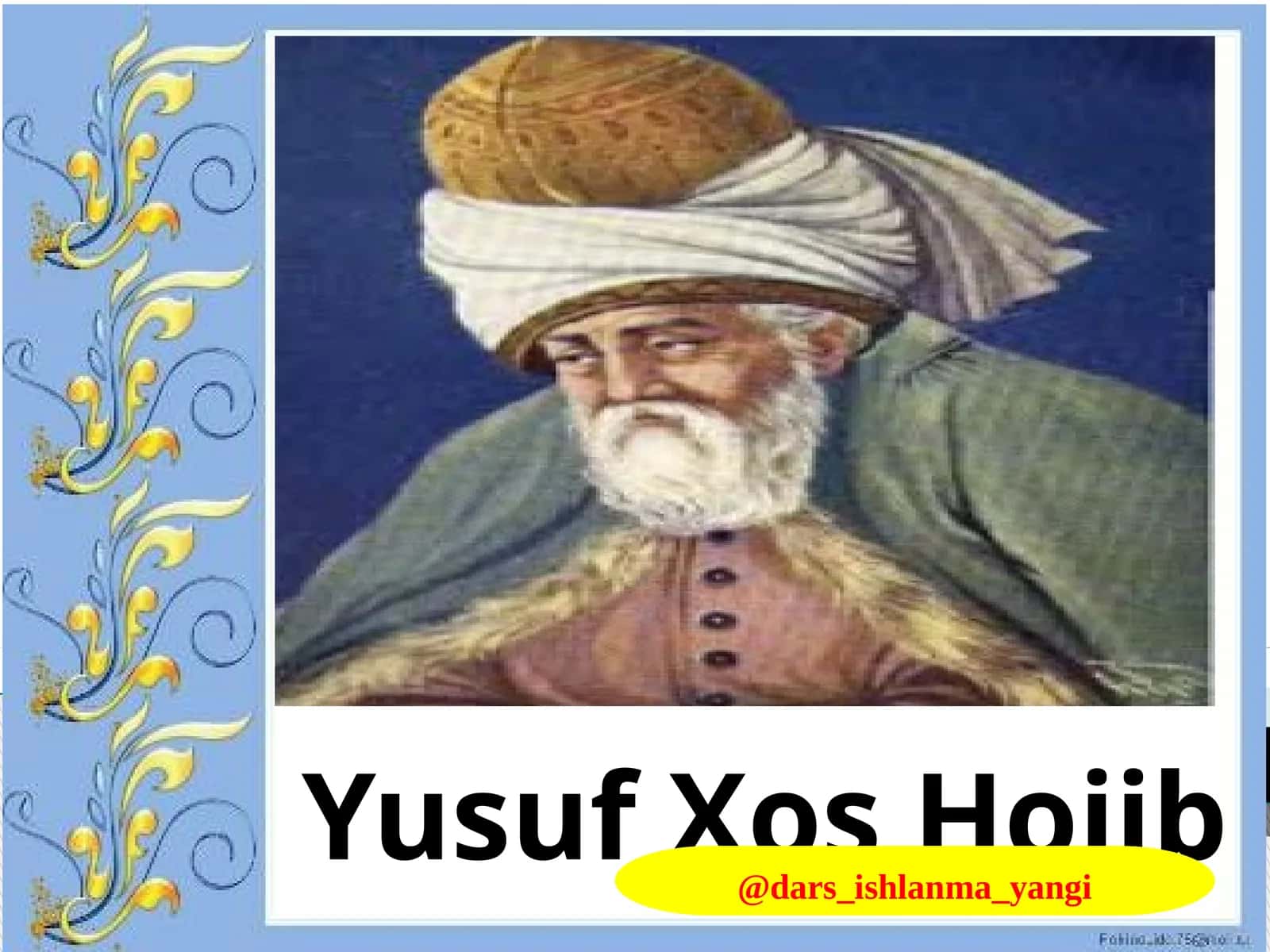 Yusuf  Xos  Hojib 1