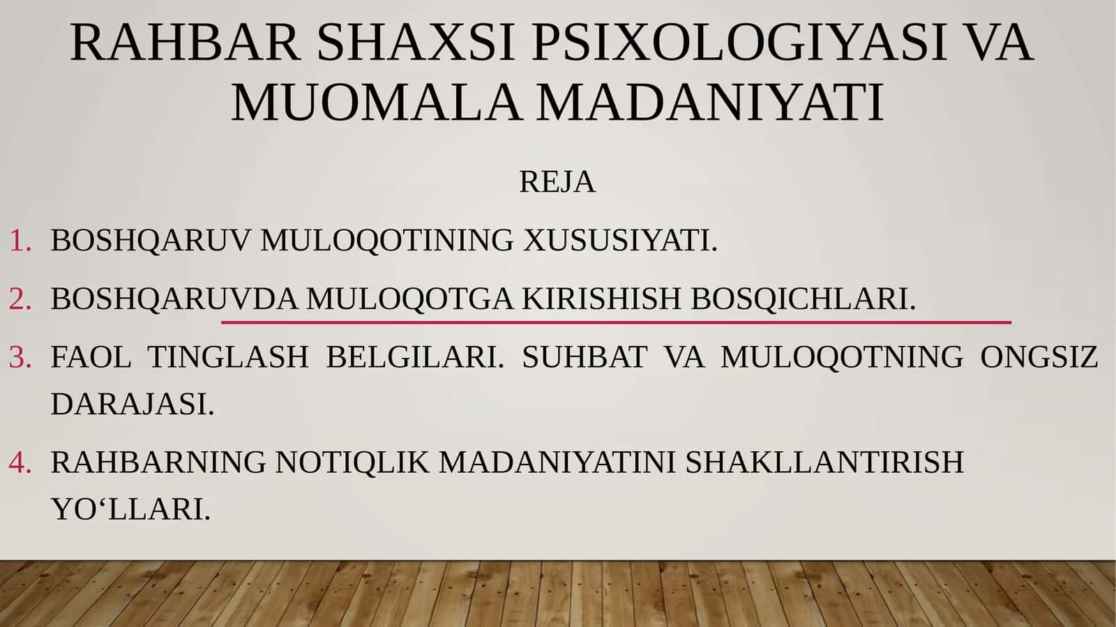 RAHBAR SHAXSI PSIXOLOGIYASI VA MUOMALA MADANIYATI 1