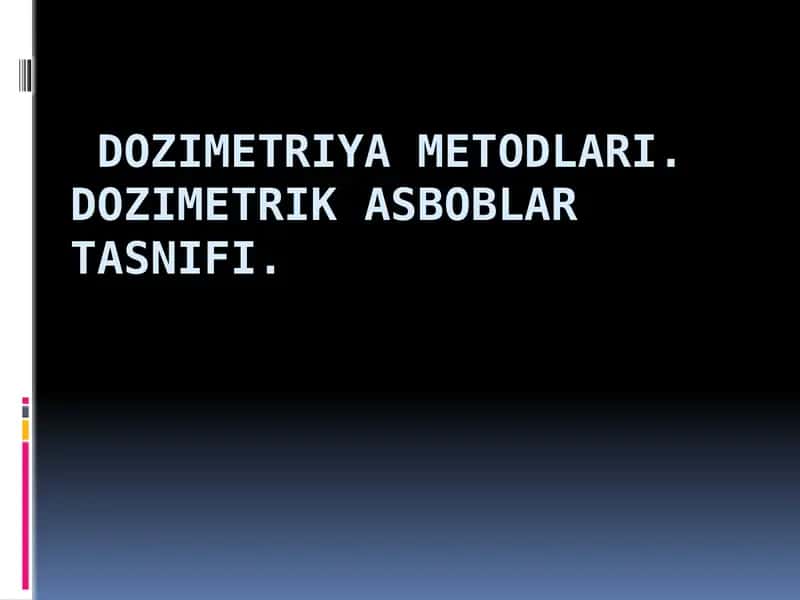 Kimyoviy Dozimetr (DP-70m) 1