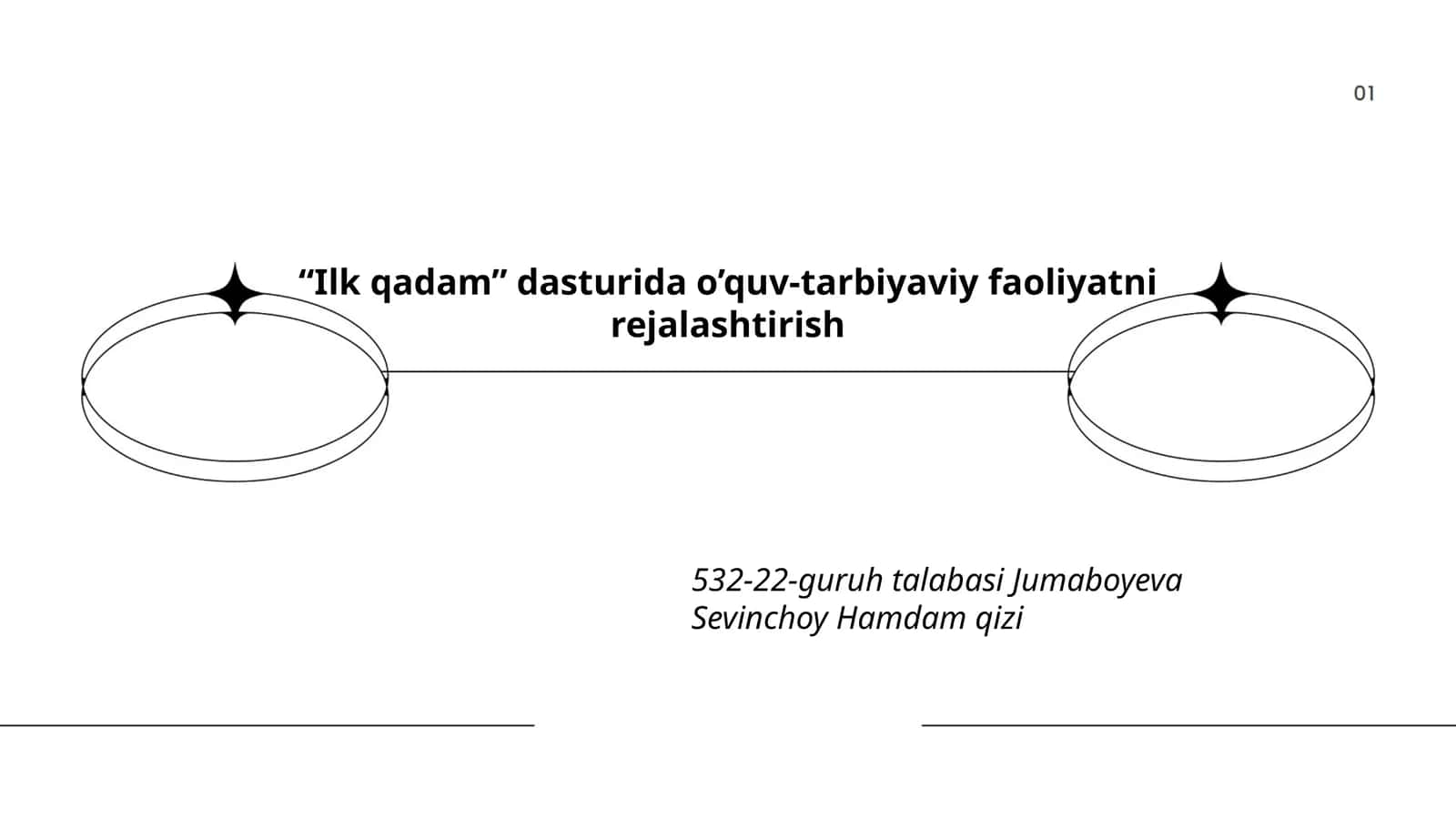 Ilk qadam dasturi 1