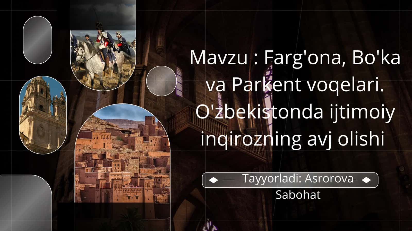 Farg'ona, Bo'ka va Parkent voqelari. O'zbekistonda ijtimoiy inqirozning avj olishi 1
