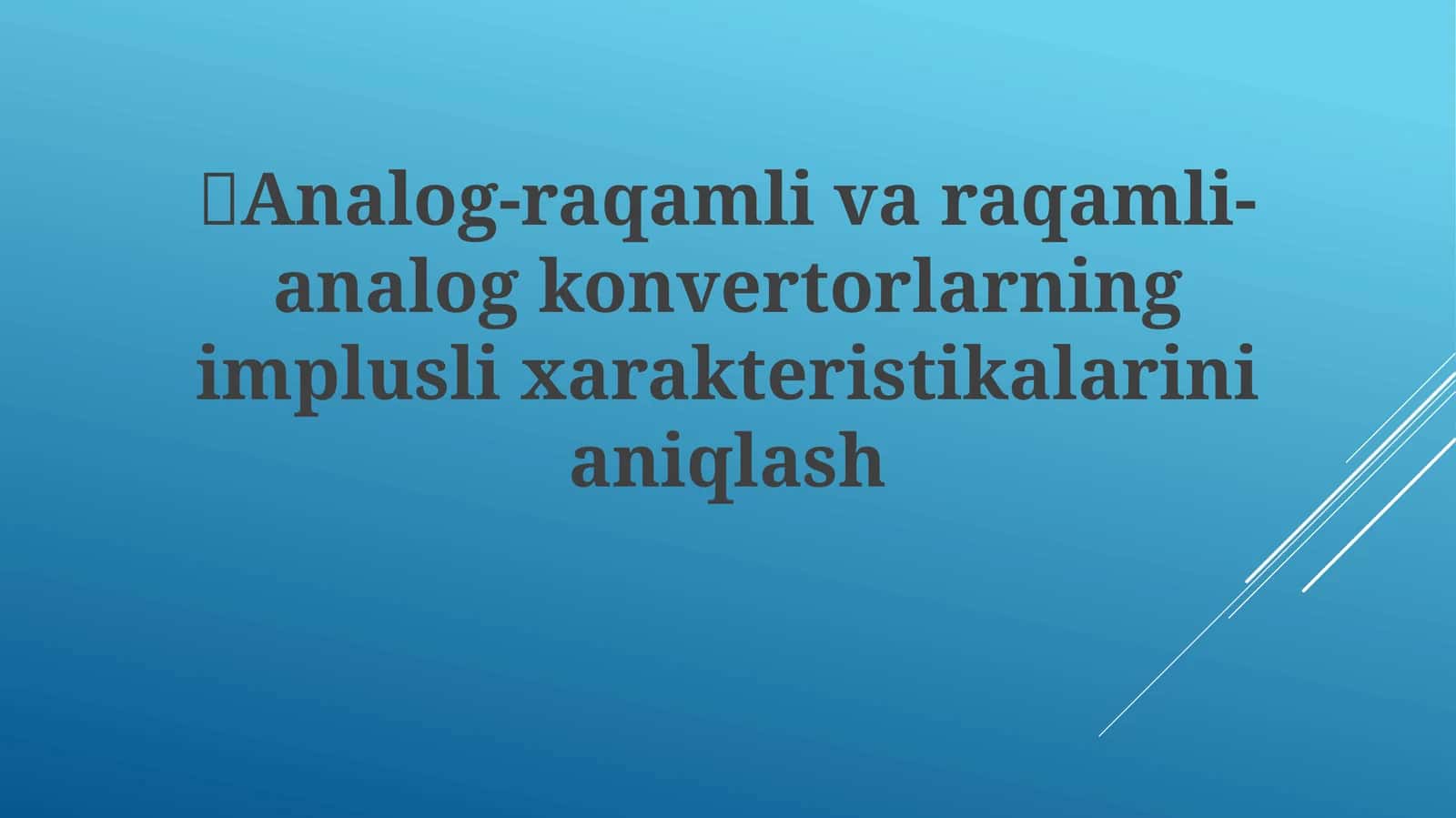 Kelajakdagi Tendentsiyalar va Tadqiqotlar 1