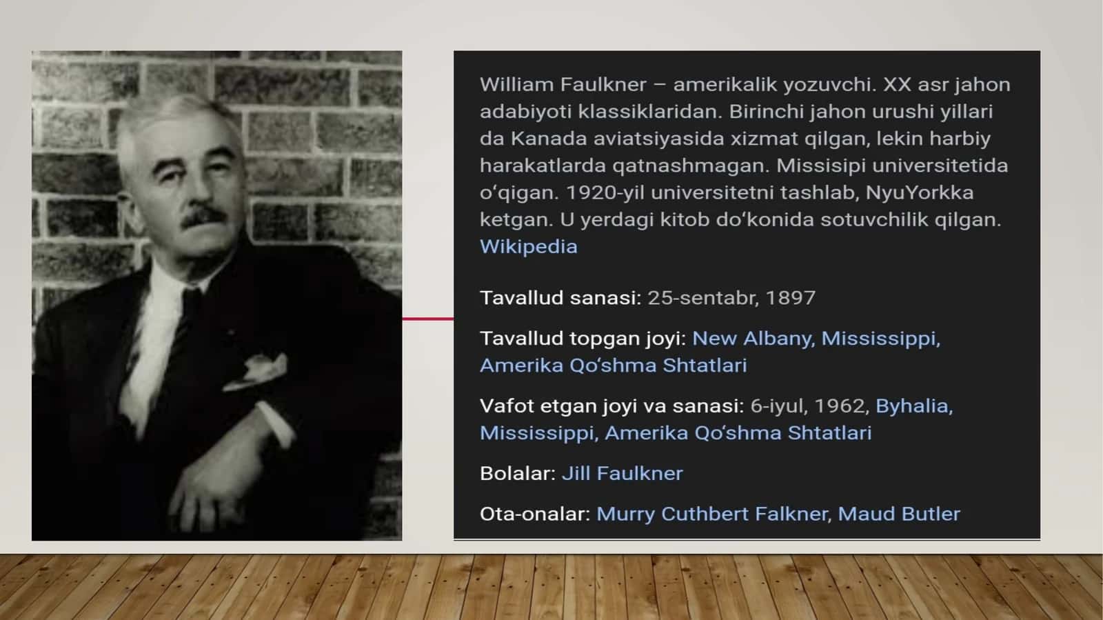 Uilyam Folkner 1