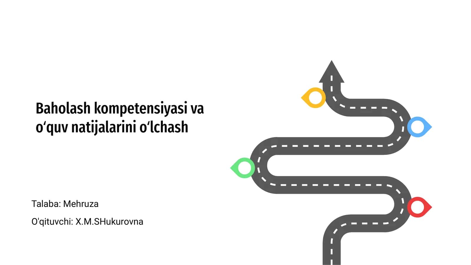Baholash kompetensiyasi va oʻquv natijalarini oʻlchash 1