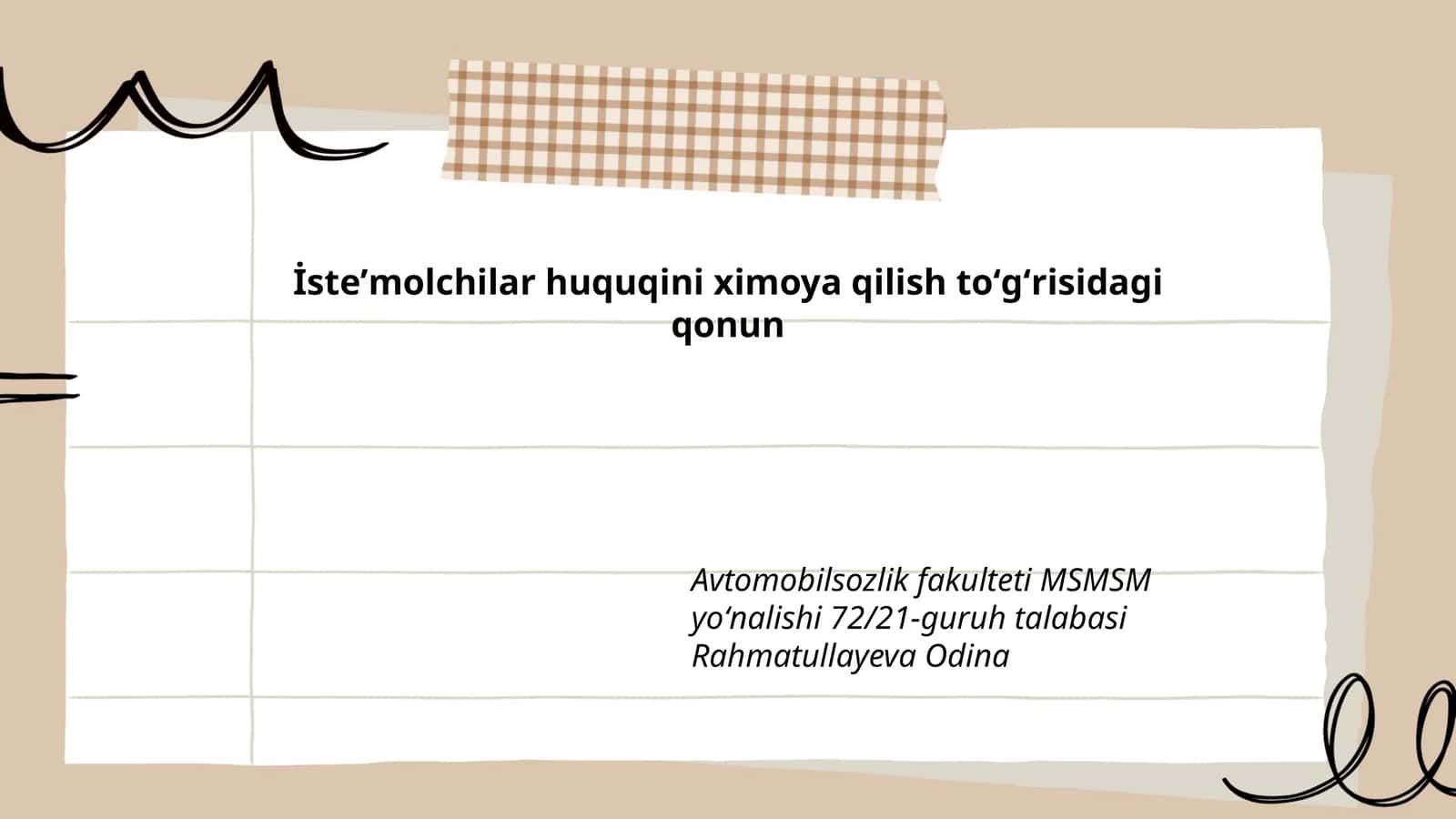 İsteʼmolchilar huquqini ximoya qilish toʻgʻrisidagi qonun 1