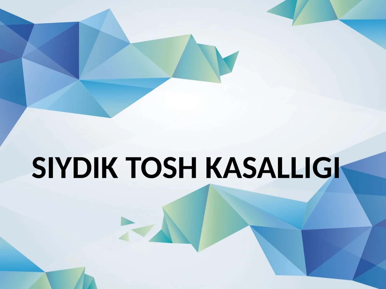 Siydik tosh kasalligi 1