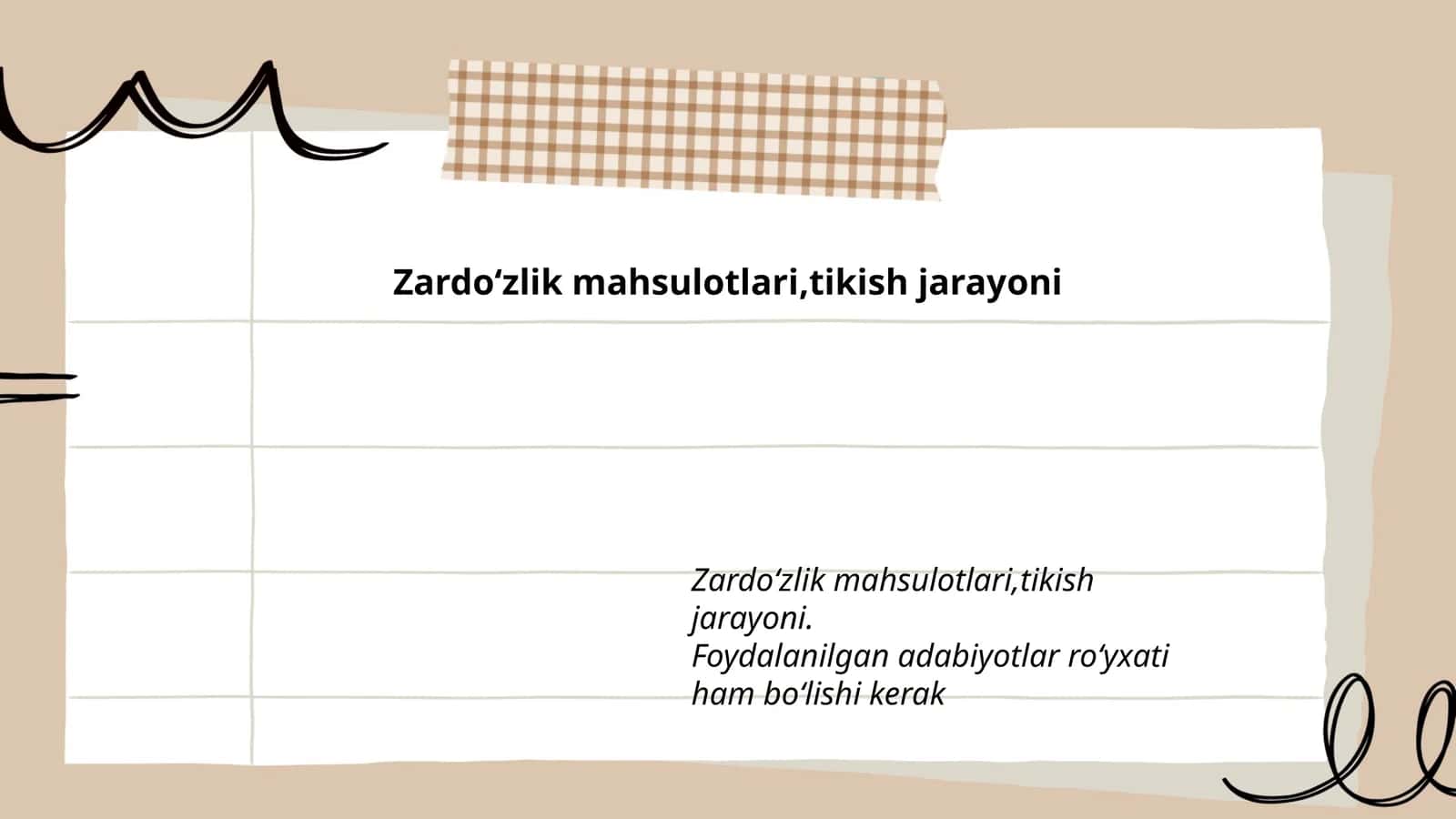 Zardoʻzlik mahsulotlari,tikish jarayoni 1