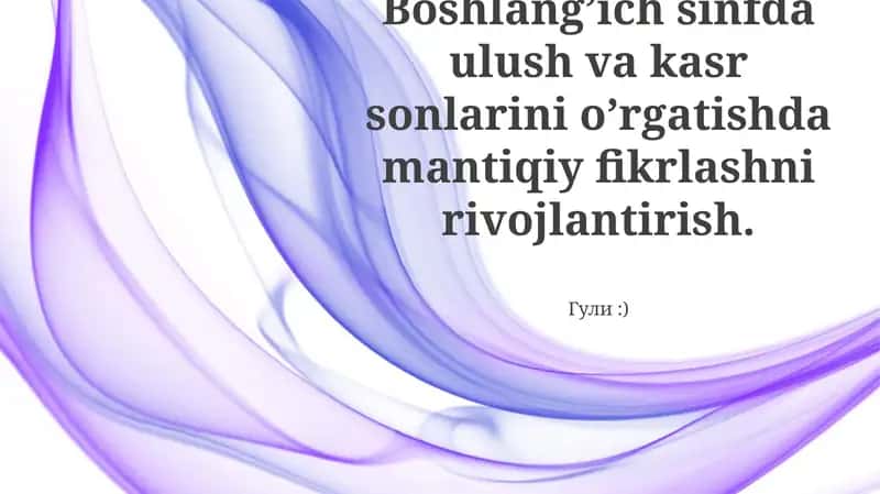 Mantiqiy Fikrlash 1
