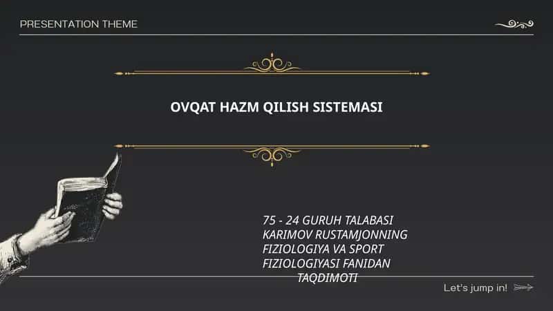 OVQAT HAZM QILISH SISTEMASI 1