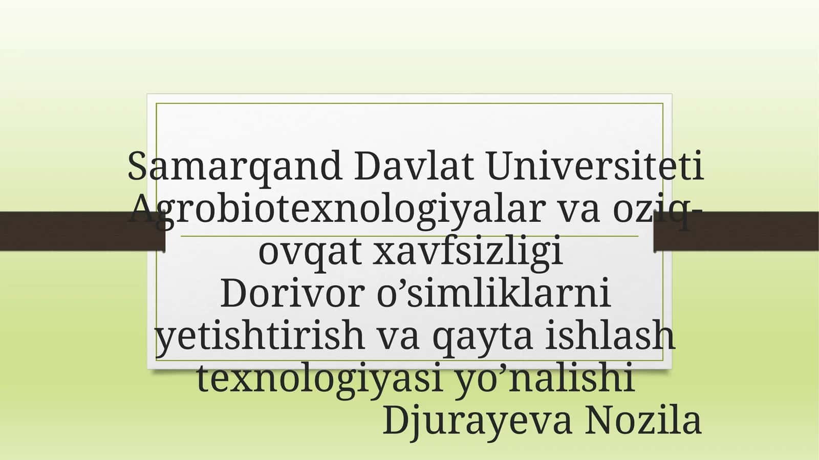 Dorivoro’simliklarxom-ashyosinistandartlash 1