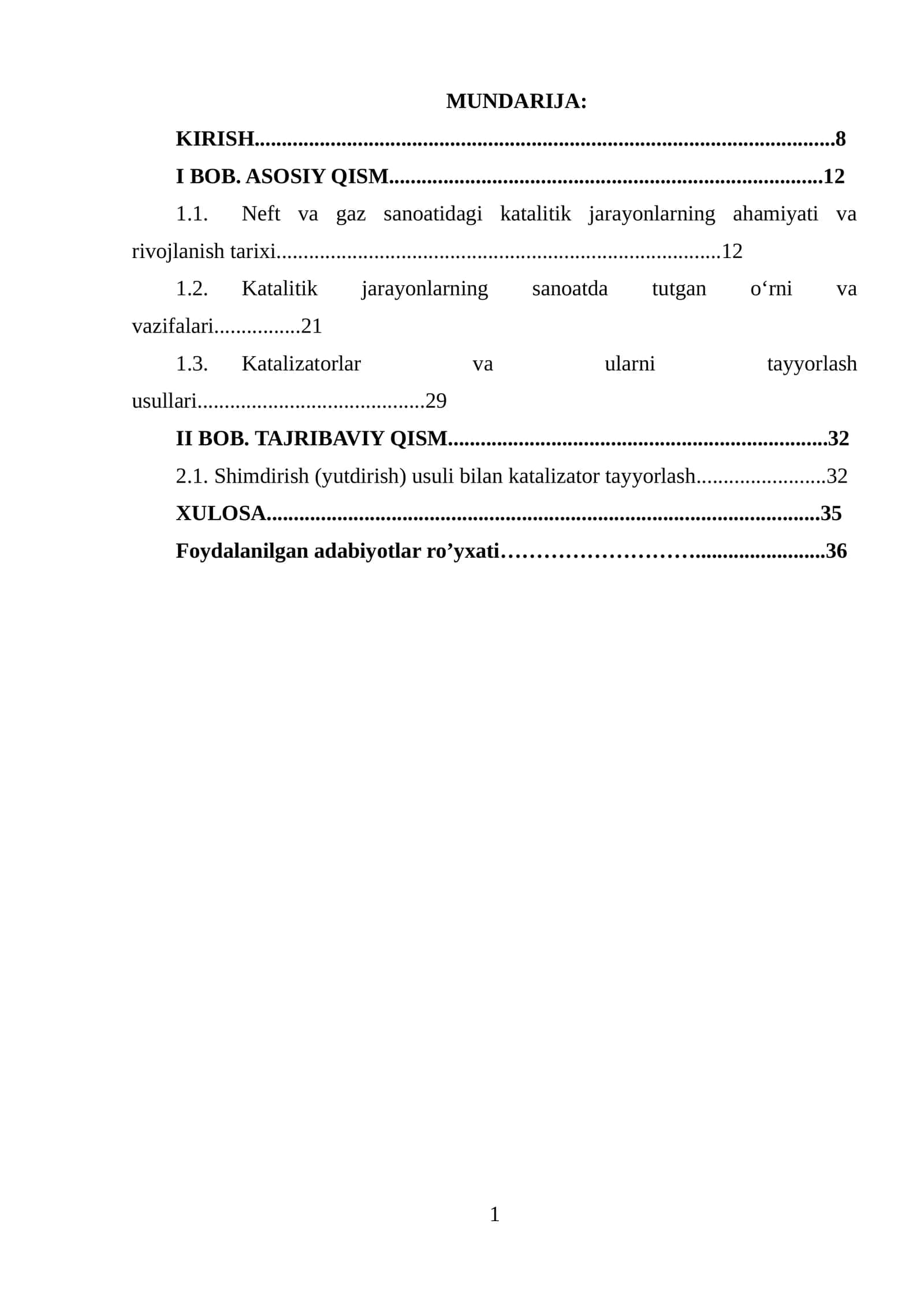 Katalizatorlarning zaharlanishi va kokslanishi qilish jarayoni 1