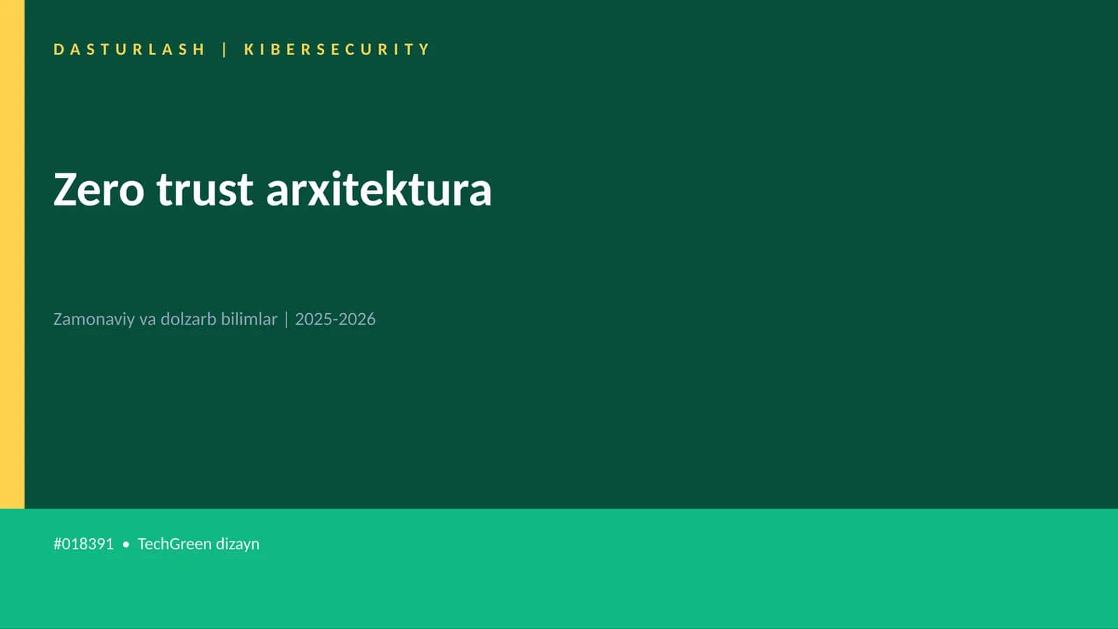 Zero trust arxitektura 1