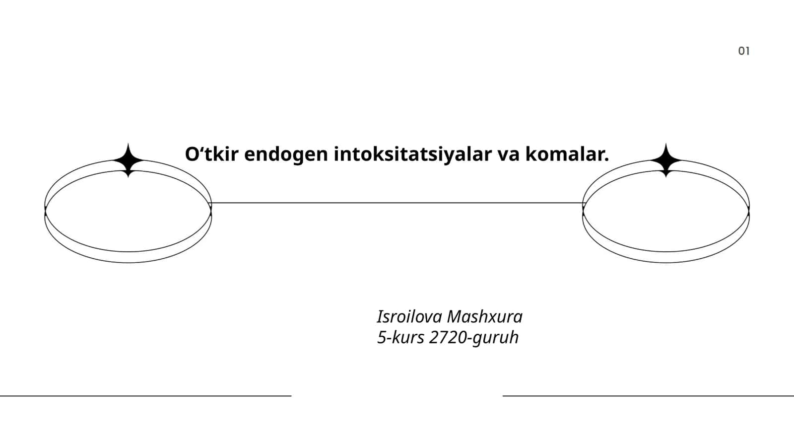 Oʻtkir endogen intoksitatsiyalar va komalar 1
