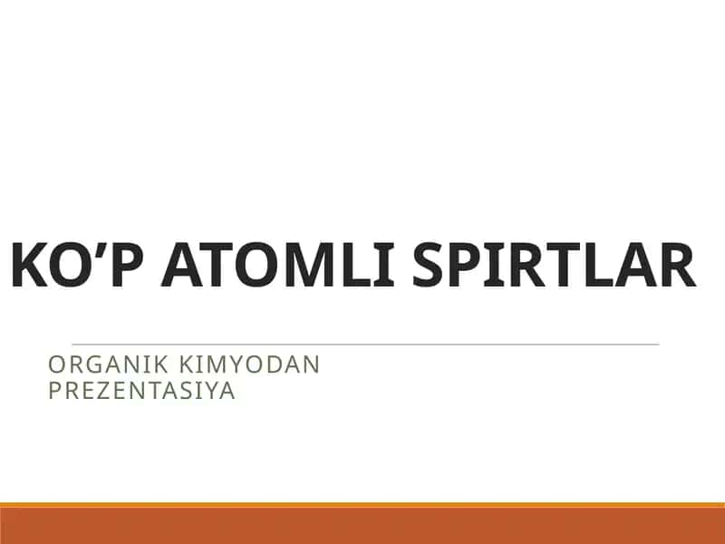 KO’PATOMLISPIRTLAR 1