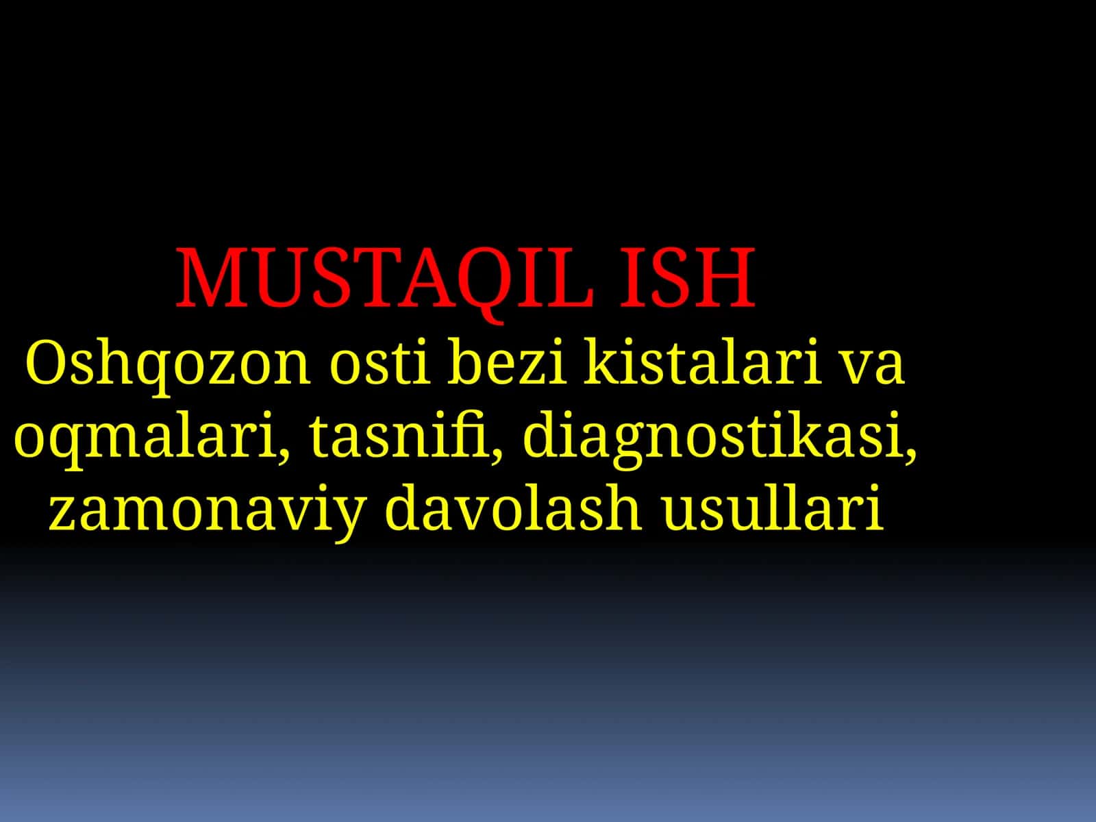 Oshqozon osti bezi kistalari 1