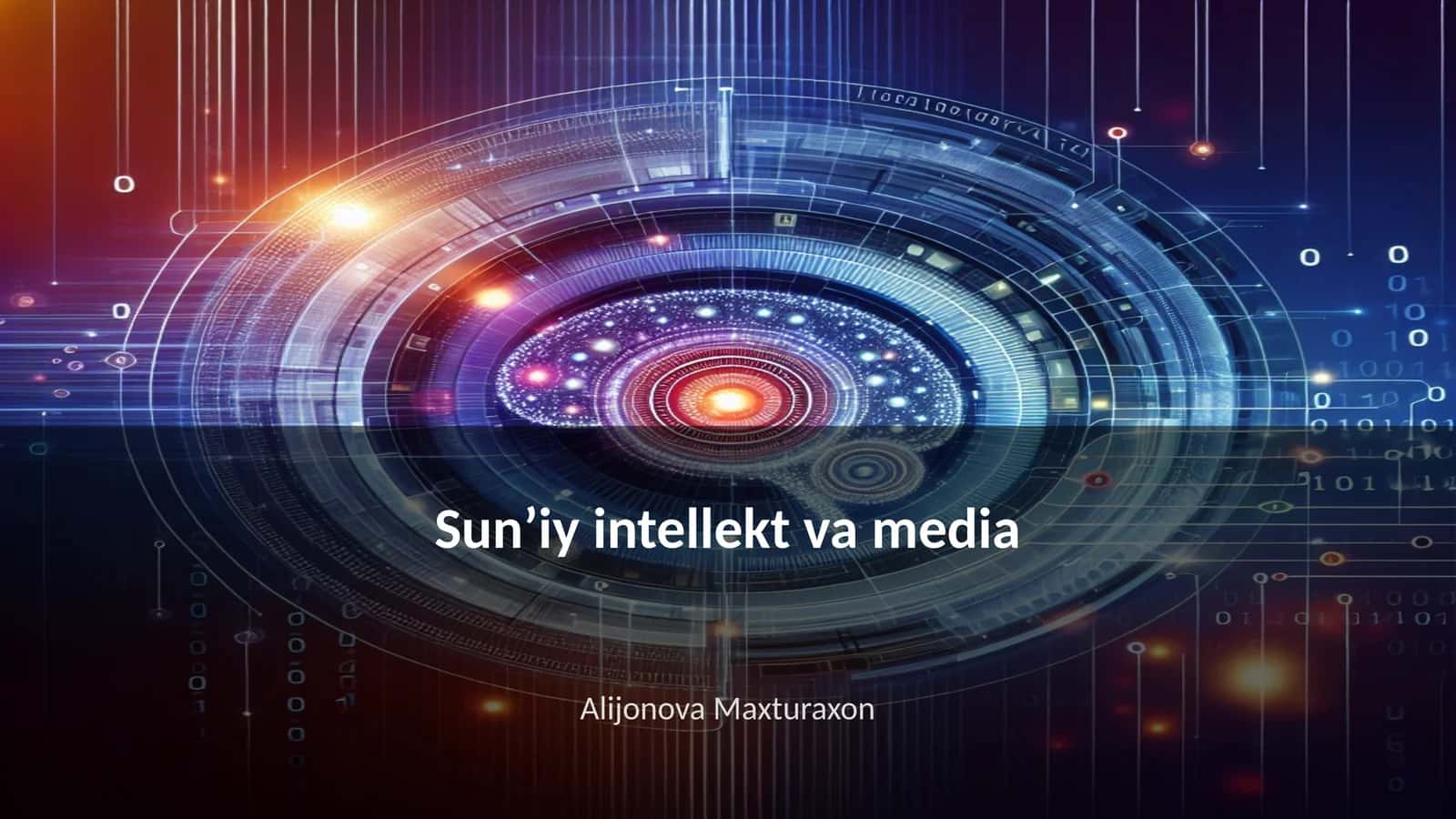 Sun’iy intellekt va media 1