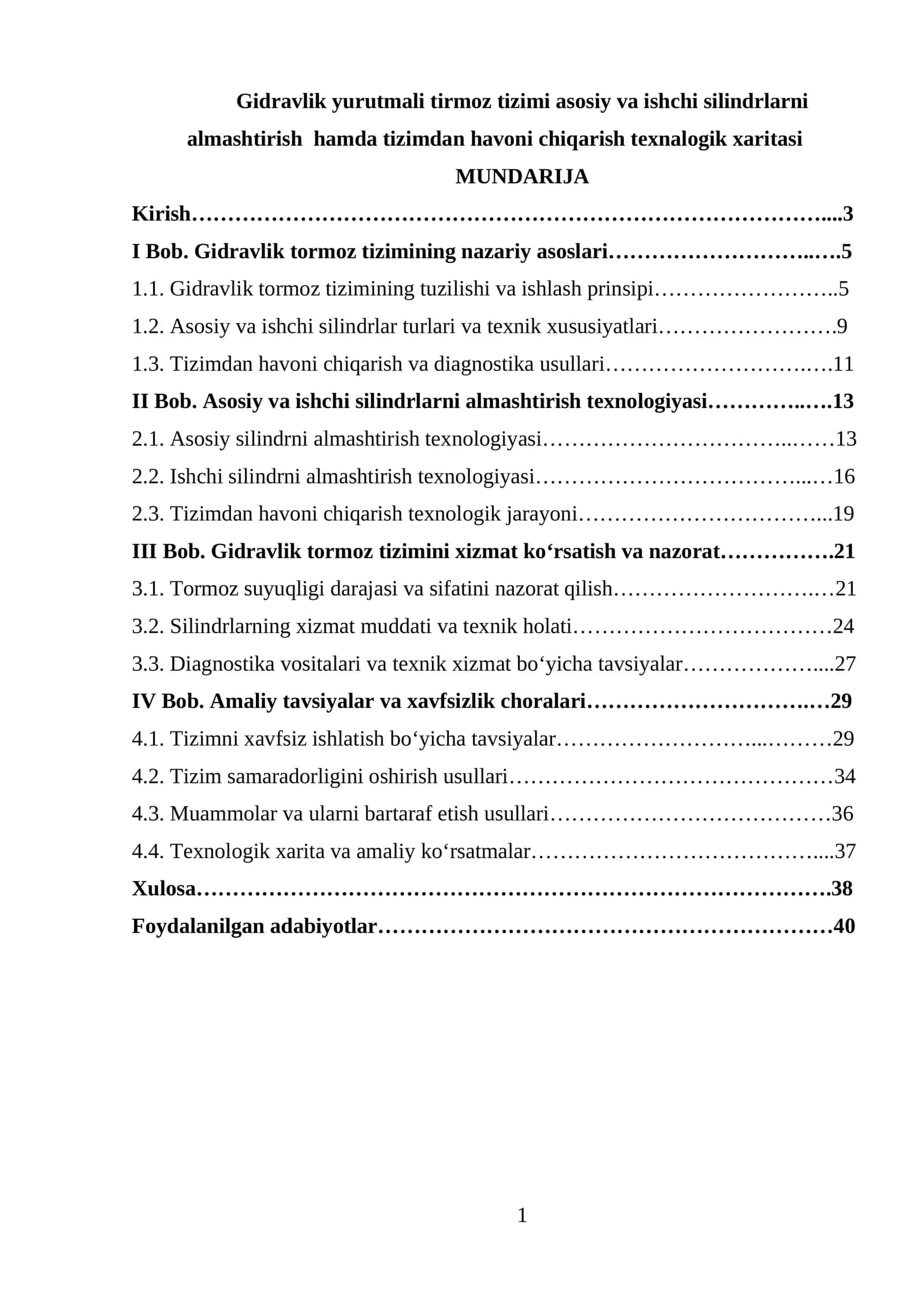 Gidravlik yurutmali tirmoz tizimi 1