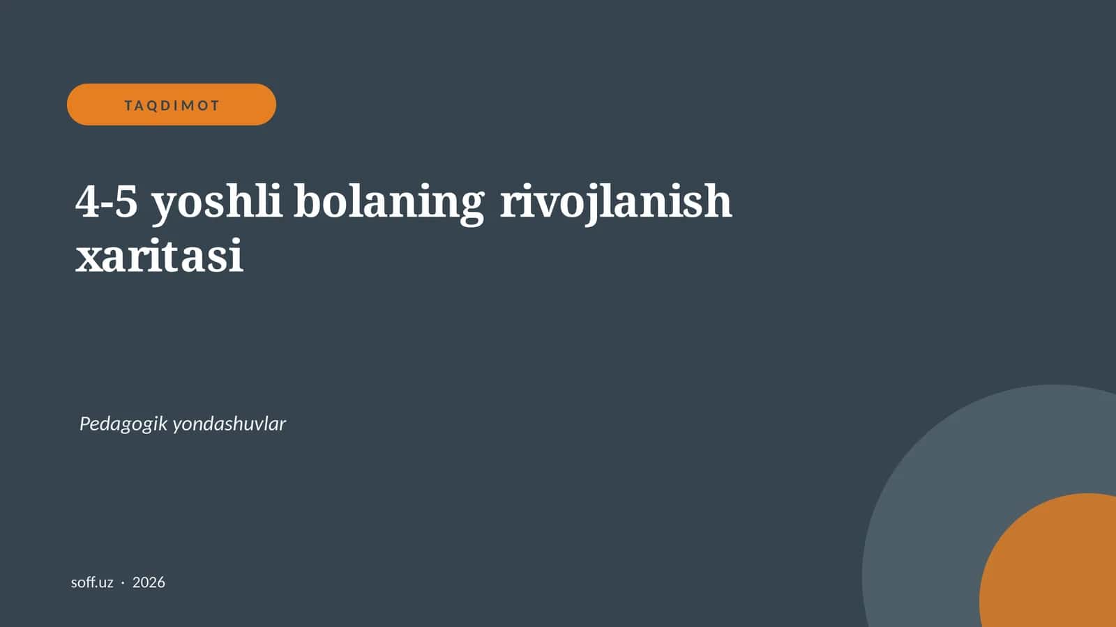 4-5 yoshli bolaning rivojlanish xaritasi 1