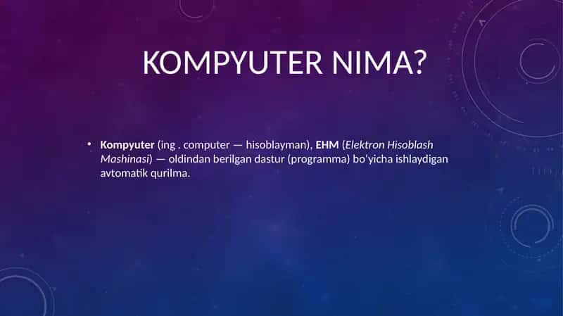 Kompyuter asosiy qismlari 1