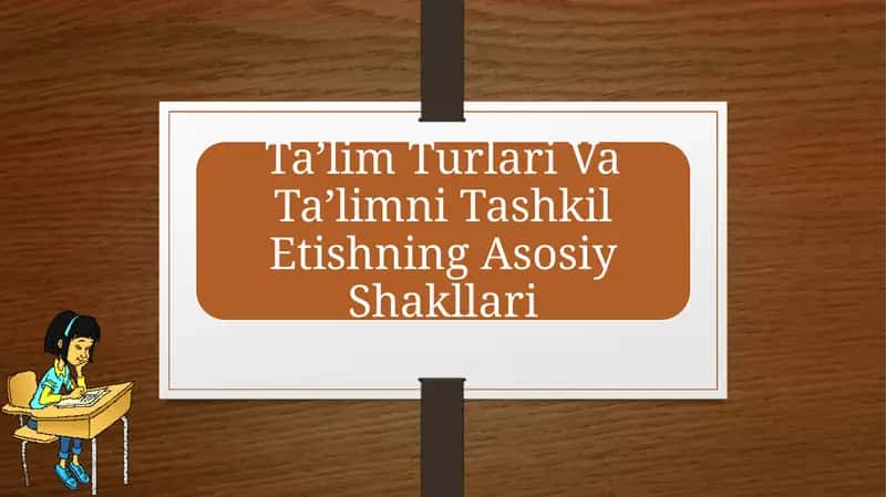 TA’LIM TUSHUNCHASI 1